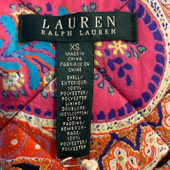 LAUREN RALPH LAUREN Diamond Quilt Vest, size X Small - Picture 12 of 15